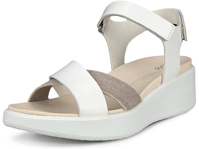 (取寄) エコー レディース フロート ウェッジ ラグジュアリー クロスバンド ECCO women ECCO Flowt Wedge Luxury Crossband White