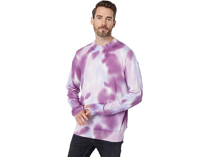 (取寄) テッドベーカー メンズ ウォーダー スプレイ ダイ クルー ネック Ted Baker men Ted Baker Wardour Spray Dyed Crew Neck Purple