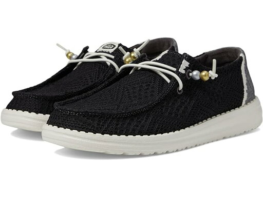(取寄) ヘイ デュード レディース ウェンディ ボーホー クローシェ Hey Dude women Wendy Boho Crochet Black (取寄) ヘイ デュード レディース ウェンディ ボーホー クローシェ Hey Dude women Wendy Boho Crochet Black