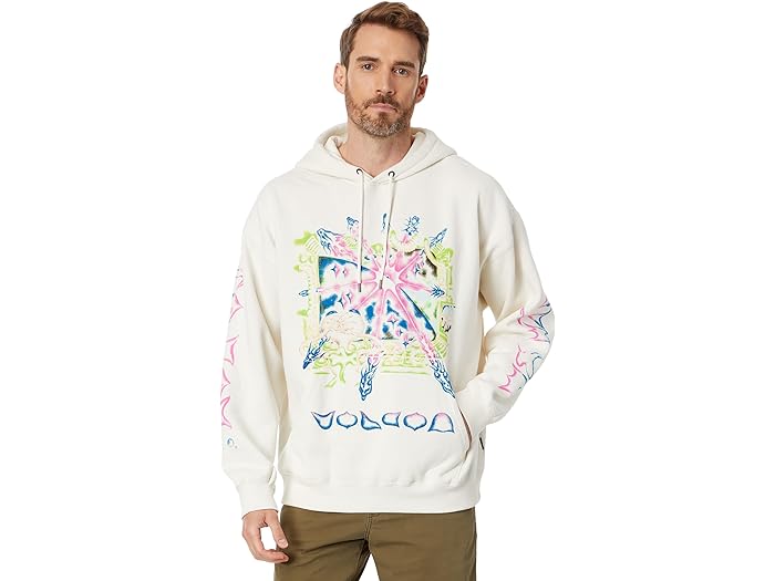 (取寄) ボルコム メンズ フューチャード アーティスト サム ライザー プルオーバー パーカー Volcom men Volcom Featured Artist Sam Ryser Pullover Hoodie Off-White