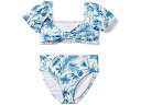 () Wj[ Ah WbN K[Y t[ c[s[X XC (rbO LbY) Janie and Jack girls Janie and Jack Floral Two-Piece Swim (Big Kids) Blue