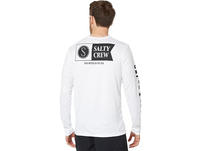 (取寄) ソルティ クルー メンズ アルファ ロング スリーブ サンシャツ Salty Crew men Alpha Long Sleeve Sunshirt White