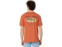 () \eB N[ Y rbO}EX  TVc Salty Crew men Salty Crew Bigmouth Short Sleeve Tee Rust