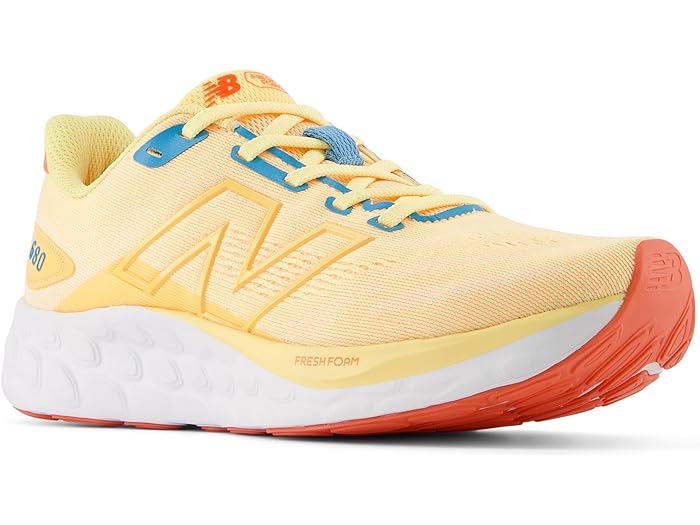 (取寄) ニューバランス スニーカー レディース フレッシュ フォーム 680 V8 シューズ 靴 New Balance women Fresh Foam 680 v8 White Peach/Coastal Blue