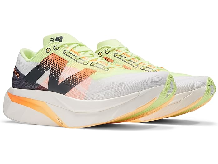 () ˥塼Х ˡ  ե塼륻 ѡ ꡼ V4 塼  New Balance men FuelCell SuperComp Elite v4 White/Bleached Lime Glo