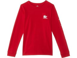 (取寄) ヴィンヤードヴァインズ キッズ ガールズ グリッター サンタ 長袖 Tシャツ ロンT Vineyard Vines Kids girls Vineyard Vines Kids Glitter Santa Long Sleeve Tee (Toddler/Little Kids/Big Kids) Red Velvet