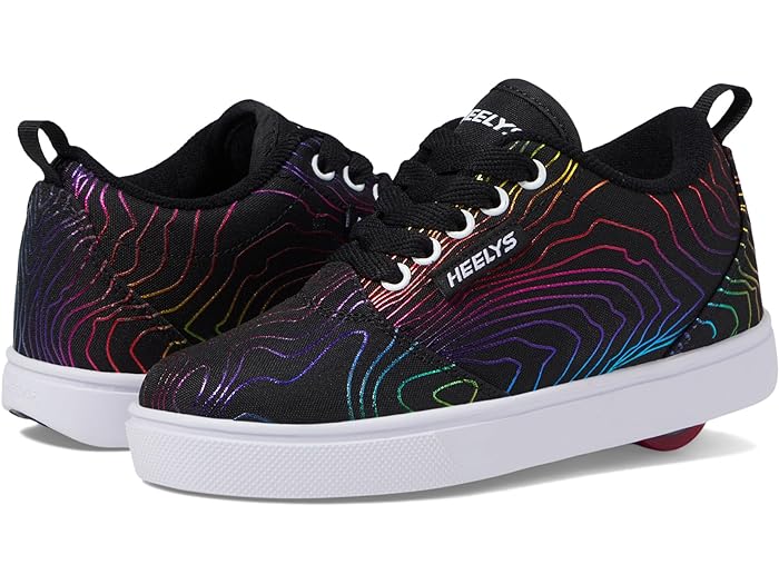 取寄 ヒーリーズ ガールズ プロ 20 プリンツ リトル キッド/ビッグ キッズ/アダルト Heelys girls Heelys Pro 20 Prints Little Kid/Big Kid/Adult Black/Rainbow