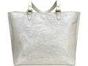 () AkVJ fB[X [W Wbv gbv g[g - 698 Anuschka women Anuschka Large Zip Top Tote - 698 Tooled rose Pearl White