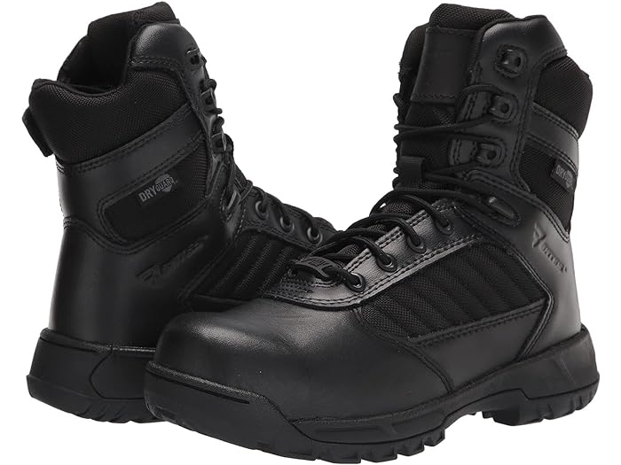 (取寄) ベイツ メンズ タクティカル スポーツ 2 トール サイド ジップ ドライガード コンポジット トゥ Bates Footwear men Bates Footwear Tactical Sport 2 Tall Side Zip DryGuard Composite Toe Black 1