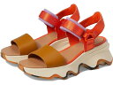 () \ fB[X LleBbN CpNg Y-Xgbv nC T_ SOREL women SOREL Kinetic Impact Y-Strap High Sandal Optimized Orange/Honey White