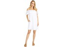 () g~[on} fB[X l _C It-U-V_[ hX Jo[-Abv Tommy Bahama women Linen Dye Off-the-Shoulder Dress Cover-Up White