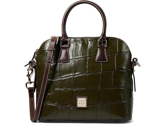 () hD[j[ & o[N fB[X fj\  h[h Tb`F Dooney & Bourke women Dooney & Bourke Denison II Domed Satchel Olive