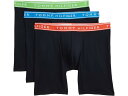 (取寄) トミーヒルフィガー メンズ コットン ストレッチ 3-パック ボクサー ブリーフ Tommy Hilfiger men Tommy Hilfiger Cotton Stretch 3-Pack Boxer Brief Desert Sky/Shocking Blue/Primary Green/Deep Orange Wb