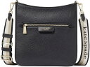 () PCgXy[h fB[X nh\ yuh U[ bZW[ NX{fB Kate Spade New York women Kate Spade New York Hudson Pebbled Leather Messenger Crossbody Black