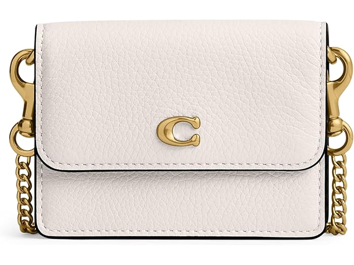 (取寄) コーチ レディース エッセンシャル ハーフ フラップ カード ケース COACH women COACH Essential Half Flap Card Case Chalk