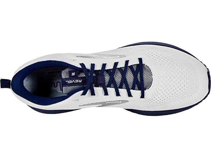 (取寄) ブルックス メンズ レベル 5 Brooks men Revel 5 White/Blue