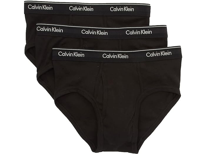 (取寄) カルバンクライン アンダーウェア メンズ コットン クラシックス ブリーフ 3-パック Calvin Klein Underwear men Calvin Klein Underwear Cotton Classics Brief 3-Pack Black