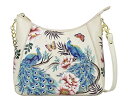 () AkVJ fB[X Wbvgbv V_[ z[{[ - Anuschka women Anuschka Zip-Top Shoulder Hobo - 709 Pretty Peacocks