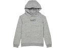 (取寄) リーバイス キッズ ボーイズ ロゴ プルオーバー ブーディ (トドラー) Levi's Kids boys Levi's Kids Logo Pullover Hoodie (Toddler) Sharkskin Cloud Heather