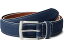 (取寄) ジョンストン&マーフィー メンズ ペインテッド エッジ ベルト Johnston & Murphy men Johnston & Murphy Painted Edge Belt Navy Leather