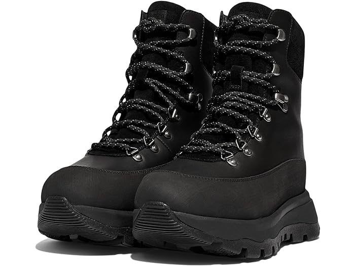 楽天スウィートラグ（取寄） フィットフロップ レディース ネオ-D-ハイカー ウォータープルーフ レザー/スエード アウトドア ブーツ FitFlop women FitFlop Neo-D-Hyker Waterproof Leather/Suede Outdoor Boots All Black