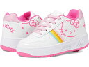 () q[[Y K[Y n[ LeB (g Lbh/rbO LbY/A_g) Heelys girls Heelys Hello Kitty Kama (Little Kid/Big Kid/Adult) White/Pink