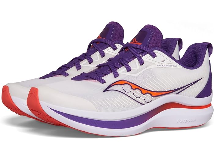 (取寄) サッカニー キッズ キッズ エンドルフィン KDZ (リトル キッド/ビッグ キッド) Saucony Kids kids Saucony Kids Endorphin KDZ (Little Kid/Big Kid) White/Purple