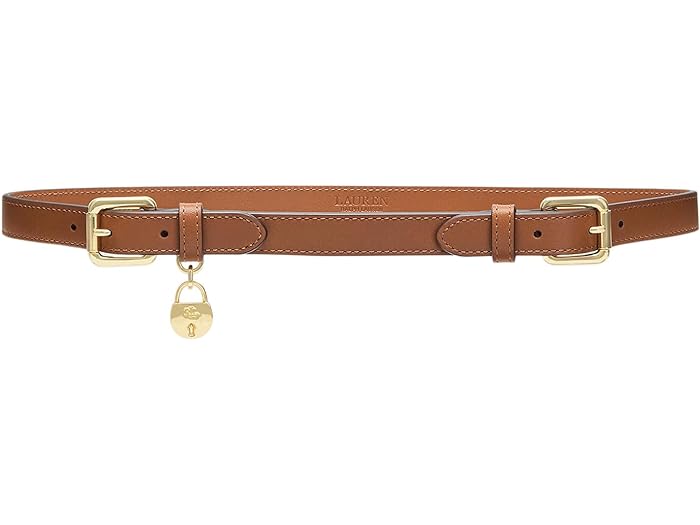 ラルフローレン (取寄) ローレン ラルフローレン レディース パッドロック ダブル ベルト LAUREN Ralph Lauren women LAUREN Ralph Lauren Padlock Double Belt Lauren Tan