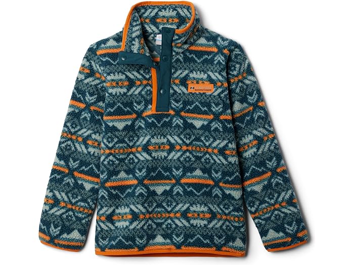 () ӥ å å إƥ 1/2 ʥå ե꡼ (ȥ å/ӥå å) Columbia Kids kids Columbia Kids Helvetia 1/2 Snap Fleece (Little Kids/Big Kids) Night Wave Checkered Peaks/Metal