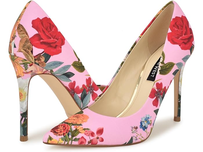 () ʥ󥦥 ǥ եå 2 Nine West women Nine West Fresh 2 Pink Rose Print Multi