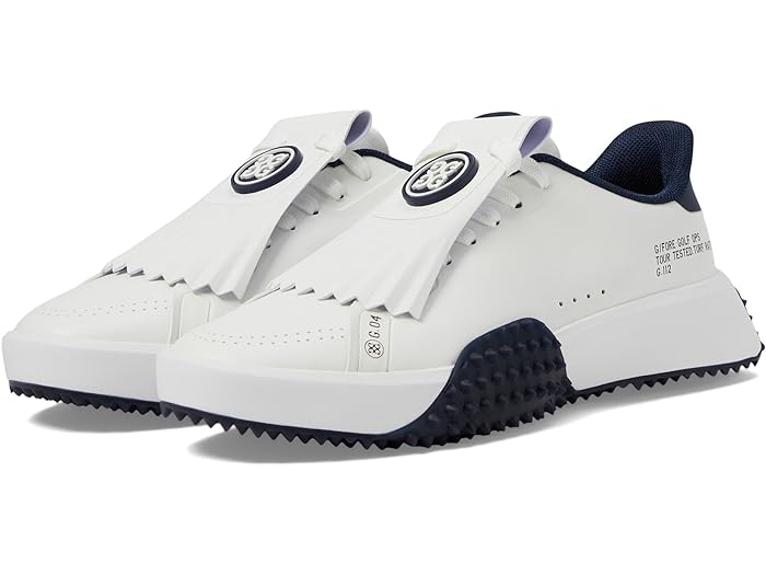 () ե ǥ  G.112 쥶 ƥ  塼 GFORE women GFORE Women's G.112 P.U. Leather Kiltie Golf Shoes Snow/Twilight