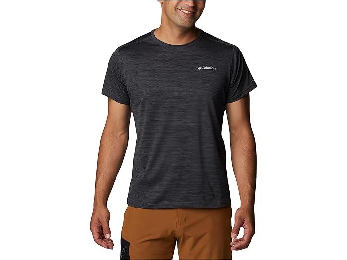 楽天スウィートラグ（取寄） コロンビア メンズ アルパイン チル ゼロ ショート スリーブ クルー Columbia men Columbia Alpine Chill Zero Short Sleeve Crew Black Heather