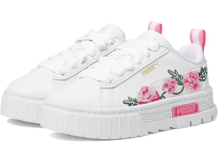 () ס å å ס å ᥤ ե ֥꡼ ˡ (ȥ å) PUMA Kids kids PUMA Kids Puma Kids Mayze Floral Embroidery Sneaker (Little Kid) Puma White...