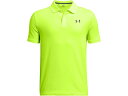 (取寄) アンダーアーマー キッズ ボーイズ パフォーマンス ポロ (ビッグ キッズ) Under Armour Kids boys Under Armour Kids Performance Polo (Big Kids) High-Vis Yellow/Pitch Gray