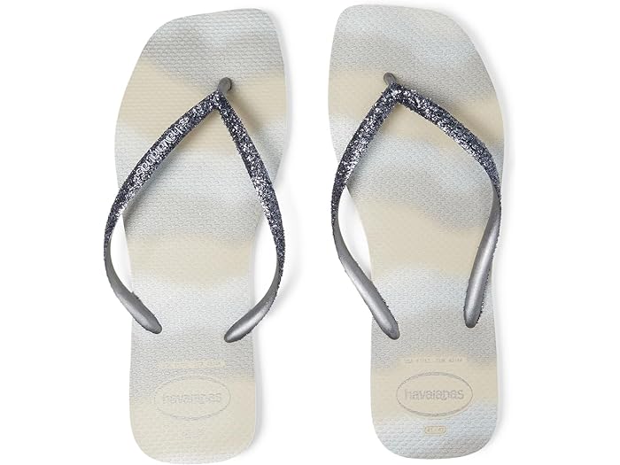 (取寄) ハワイアナス レディース スリム スクエア グリッター パーティー Havaianas women Havaianas Slim Square Glitter Party Beige