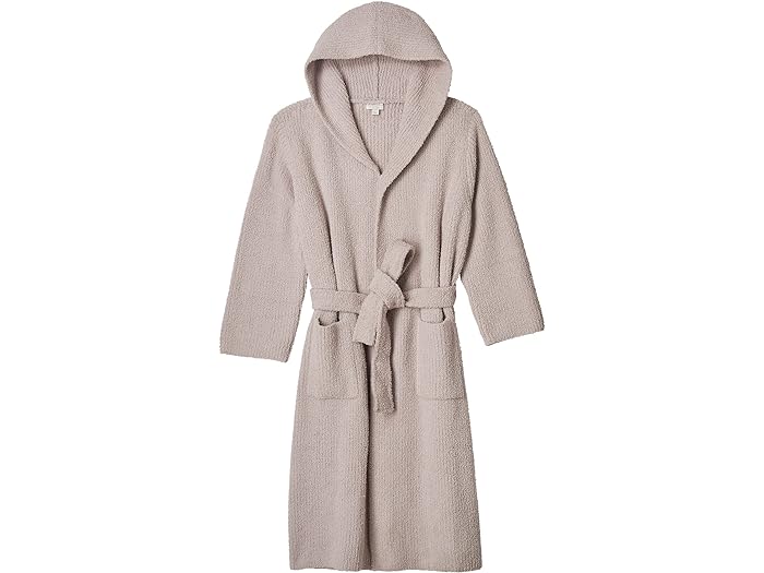 (取寄) ベアフットドリームス レディース コージシック リブド フーデット ローブ Barefoot Dreams women Barefoot Dreams CozyChic Ribbed Hooded Robe Silver Ice