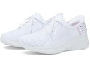 () XPb`[Y Xj[J[ fB[X nY t[ XbvCY Eg tbNX 3.0 VCjO Obc SKECHERS women Hands Free Slip-Ins Ultra Flex 3.0 Shining Glitz White