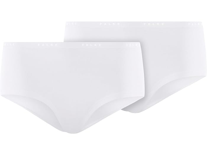 (取寄) ファルケ レディース デイリー コンフォート ヒップスター パンティ Falke women Falke Daily Comfort Hipster Panties 2-Pieces White (White 2000)