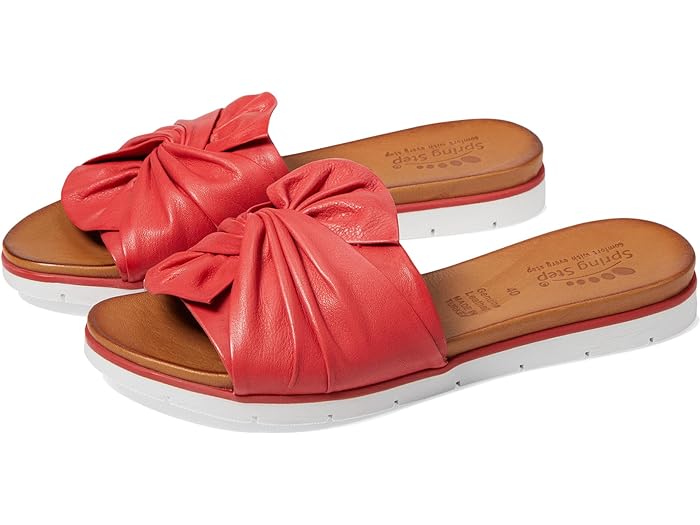 () ץ ƥå ǥ ܥ Spring Step women Lavona Light Red