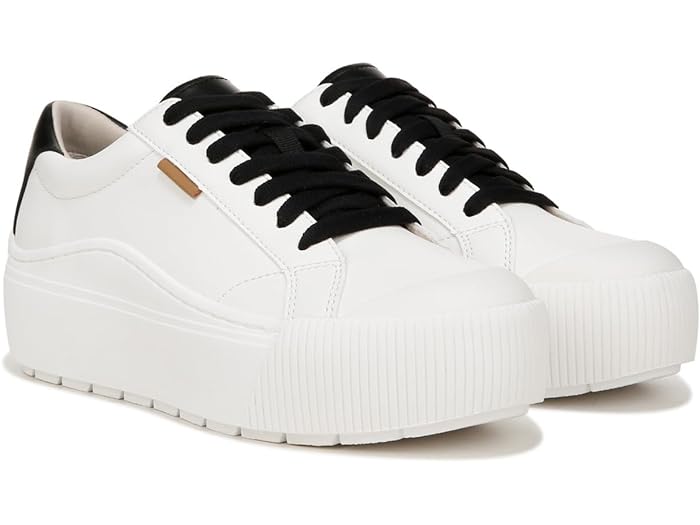 (取寄) ドクターショール レディース タイム オフ マックス プラットフォーム スニーカー Dr. Scholl's women Dr. Scholl's Time Off Max Platform Sneaker White/Black Smooth