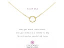 ドギャード (取寄) ドギャード レディース カルマ ネックレス 16 インチ Dogeared women Dogeared Karma Necklace 16 inch Gold Dipped