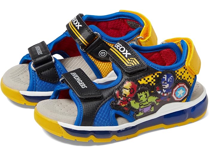 (取寄) ジェオックス キッズ ボーイズ サンダル アンドロイドボ 11 (トドラー/リトル キッド/ビッグ キッド) Geox Kids boys Geox Kids Sandal Androidbo 11 (Toddler/Little Kid/Big Kid) Black/Royal