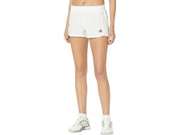 (取寄) アディダス レディース ペイサー 3ストライプ ウーブン ショーツ adidas women adidas Pacer 3-Stripes Woven Shorts White/White