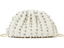 () t[ h[ fB[X xC[ v[c Nb` Loeffler Randall women Loeffler Randall Bailey Pleated Clutch White/Clear