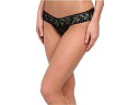 (取寄) ハンキー パンキー レディース ピティート シグニチャー レース ロウ ライズ トング Hanky Panky women Hanky Panky Petite Signature Lace Low Rise Thong Black