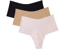 (取寄) ハンキー パンキー レディース ブリーズ ハイ-ライズ トング 3-パック Hanky Panky women Hanky Panky Breathe Hi-Rise Thong 3..