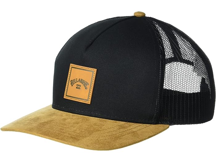 () r{ Y X^bN gbJ[ nbg Xq Billabong men Billabong Stacked Trucker Hat Black/Tan