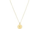 (取寄) ケイトスペード レディース ケイト スペード ミニ イニシャル ペンダント Kate Spade New York women Kate Spade New York Kate Spade Mini Initial Pendant K Gold