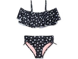 (取寄) ハーレー キッズ ガールズ フリル ビキニ セット (ビッグ キッズ) Hurley Kids girls Hurley Kids Flounce Bikini Set (Big Kids) Black