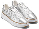 () R[n[ fB[X Ohv gbvXs Xj[J[ Cole Haan women Cole Haan Grandpro Topspin Sneaker Silver Genevieve Weave/Optic White